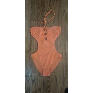 GRIP Swimwear Sexy Open Back One-piece Swimsuit Bathingsuit Women's Size Small